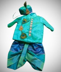 Dhothi dress with cap for baby boys