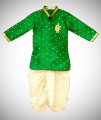 Green color dhoti