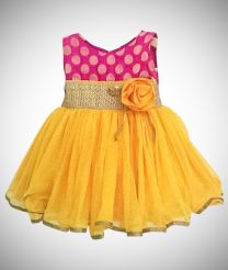 Netted frock for kids and girls