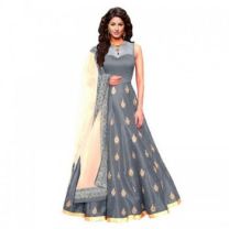 Women Bridal Grey Gown