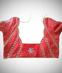 Designer blouse with piping