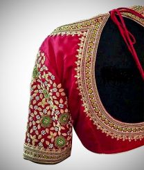 Bridal Maggam Work With Threads And Stones