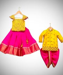Pair of dhoti and different style langha jacket
