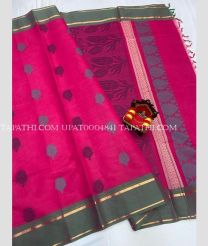 magenta red colour uppada cotton sarees with All over Buttas design - UPAT0004841
