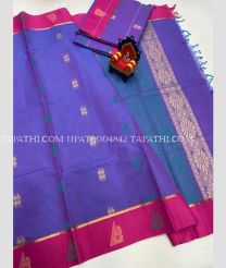 violet colour uppada cotton sarees with All over Buttas design - UPAT0004842