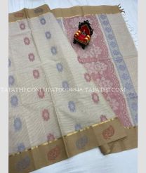 grey colour uppada cotton sarees with All over Buttas design - UPAT0004848