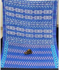 Uppada pure cotton ikath handloom saree blue color best price