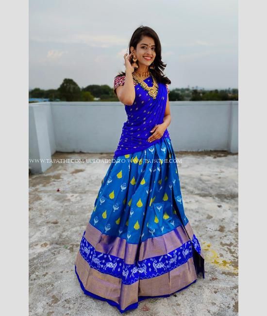 Find Pochampalli Ikkat silk lehenga by KV Fashions near me | , Pochampally,  Telangana | Anar B2B Business App