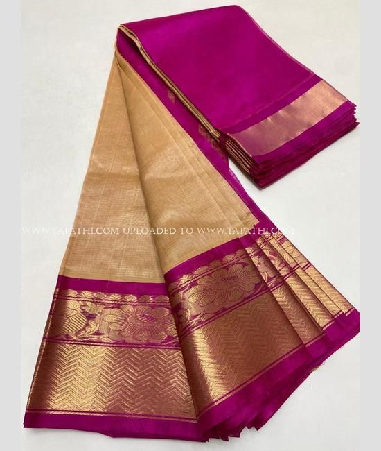 Pre-Order: Red-Rani Pink Pure Katan Silk Banarasi Handloom Saree - Tilfi