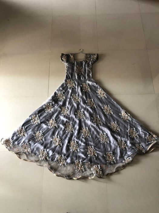 Net cloth top long frock