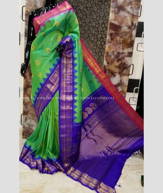Red Gadwal Pure Silk Sarees Get Extra 10% Discount on All Prepaid Tran –  Dailybuyys