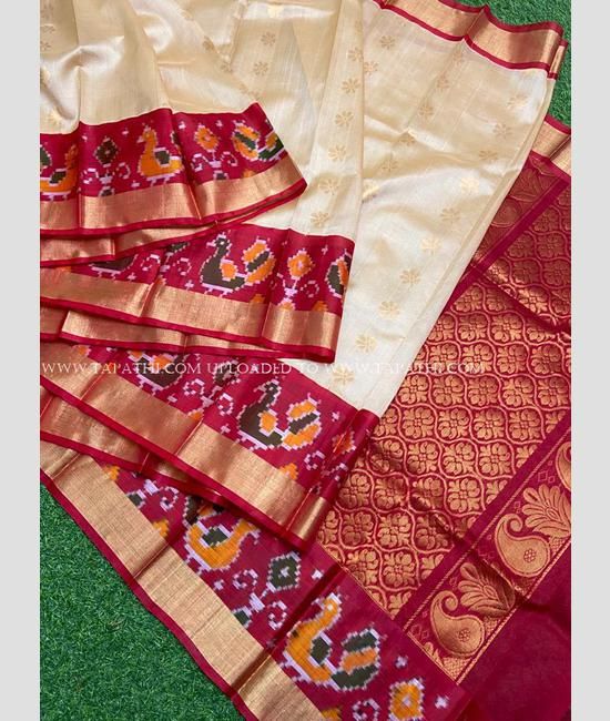 Buy GI Product Of Andhra Pradesh Dharmavaram Pattu Silk Saree for Women