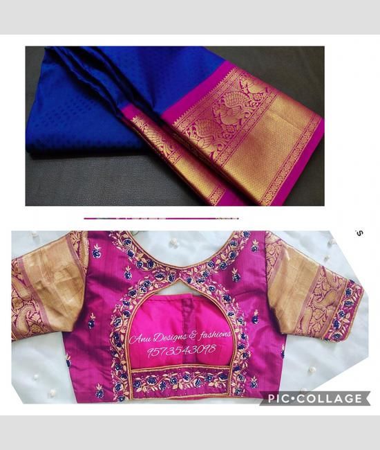 Pink blouse designs shop for silk sarees