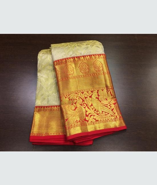 Tissue paper silk saree
