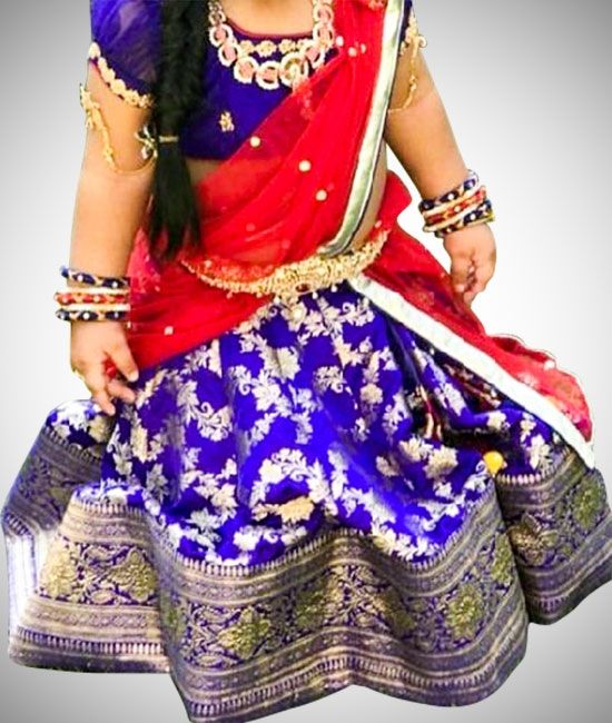 Half saree 2025 for baby girl