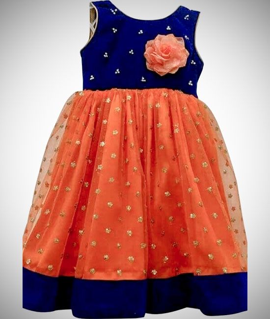 sleeveless long frocks