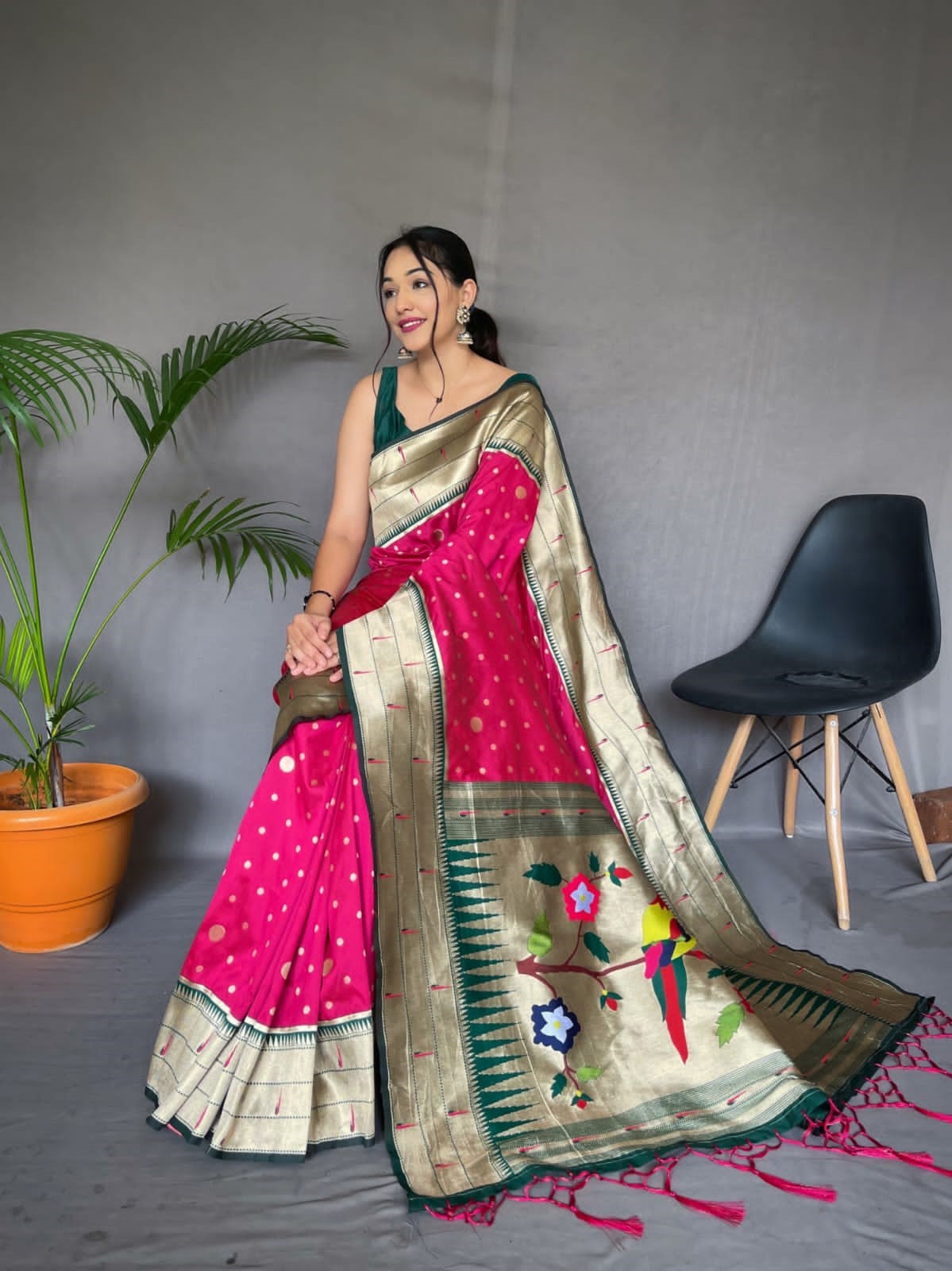 traditional handloom Tripura silk saree for special occasion
